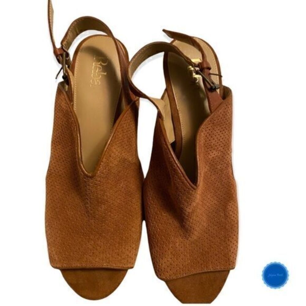 REBA Brown Wedge Platform